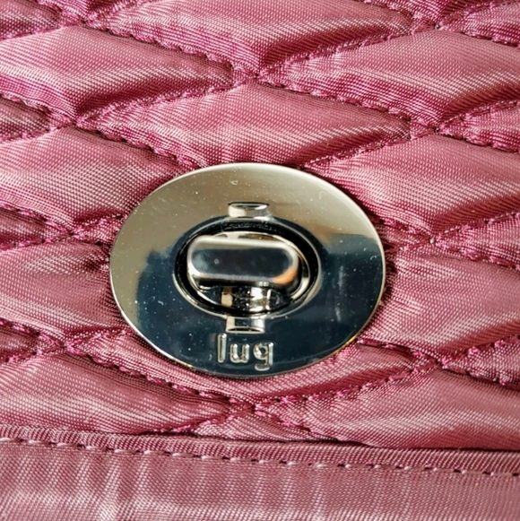 Lug Allegro NWOT Quilted Burgendy Crossbody Bag Outdoor Athleisure Travel Boho - Picture 9 of 16
